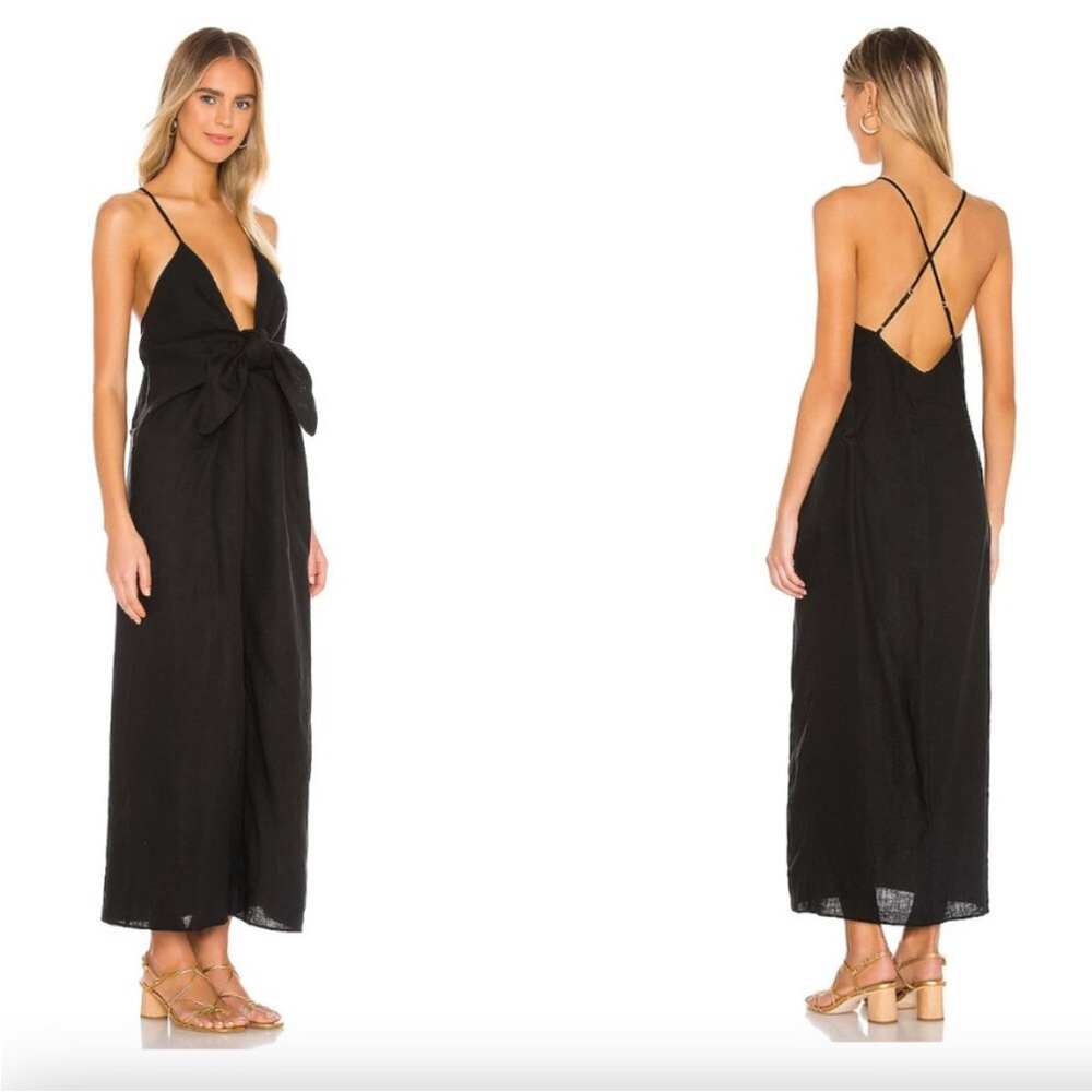 NWOT Mara Hoffman Lolita tie front dress - Picture 4 of 8